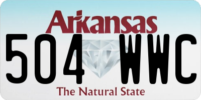 AR license plate 504WWC