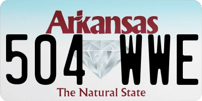 AR license plate 504WWE