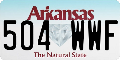 AR license plate 504WWF