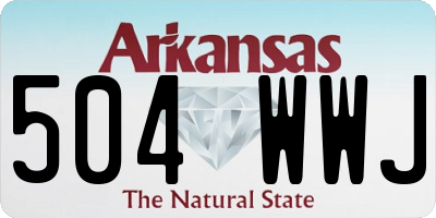 AR license plate 504WWJ