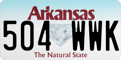 AR license plate 504WWK