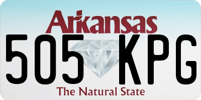 AR license plate 505KPG