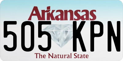 AR license plate 505KPN