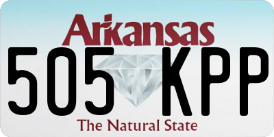 AR license plate 505KPP