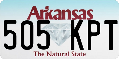AR license plate 505KPT
