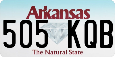 AR license plate 505KQB