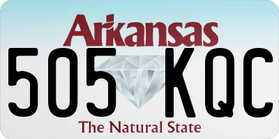 AR license plate 505KQC