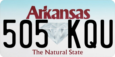 AR license plate 505KQU