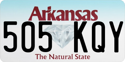 AR license plate 505KQY