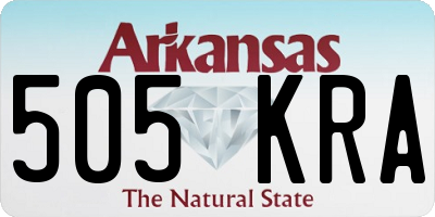 AR license plate 505KRA