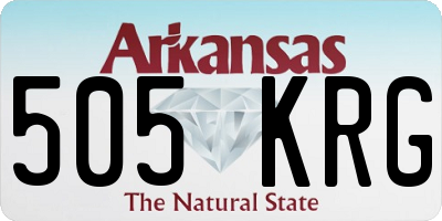 AR license plate 505KRG