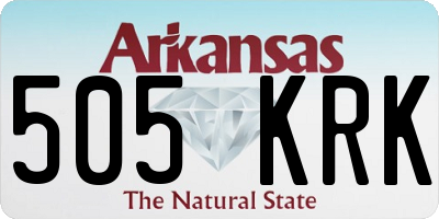 AR license plate 505KRK