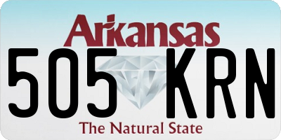 AR license plate 505KRN