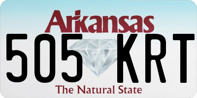 AR license plate 505KRT