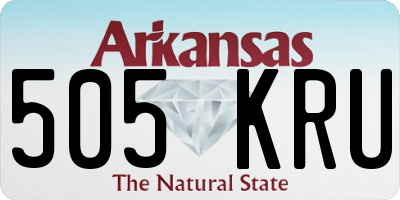 AR license plate 505KRU