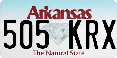 AR license plate 505KRX