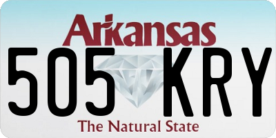 AR license plate 505KRY
