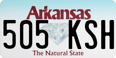 AR license plate 505KSH