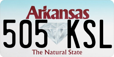 AR license plate 505KSL