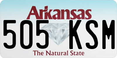 AR license plate 505KSM