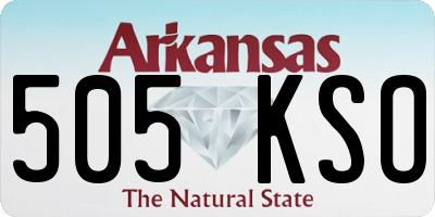 AR license plate 505KSO