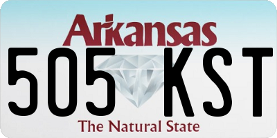AR license plate 505KST