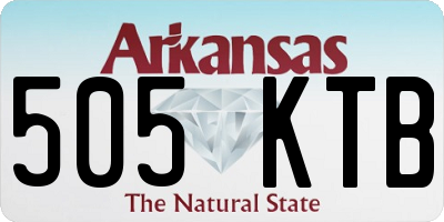 AR license plate 505KTB