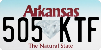 AR license plate 505KTF