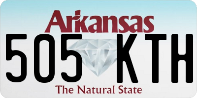 AR license plate 505KTH