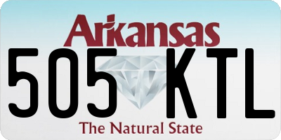 AR license plate 505KTL