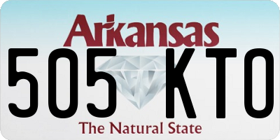 AR license plate 505KTO