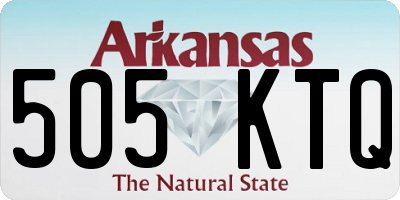 AR license plate 505KTQ