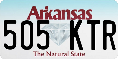 AR license plate 505KTR