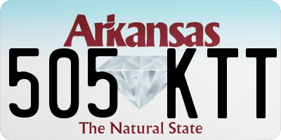 AR license plate 505KTT
