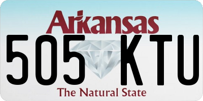 AR license plate 505KTU