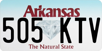 AR license plate 505KTV