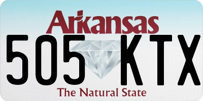 AR license plate 505KTX