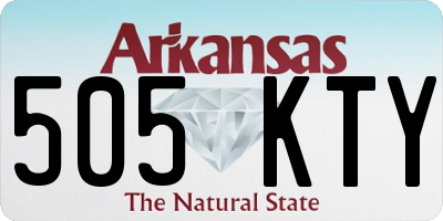 AR license plate 505KTY