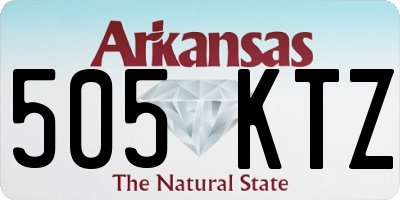 AR license plate 505KTZ