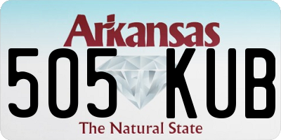 AR license plate 505KUB
