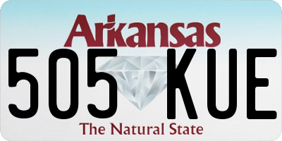 AR license plate 505KUE