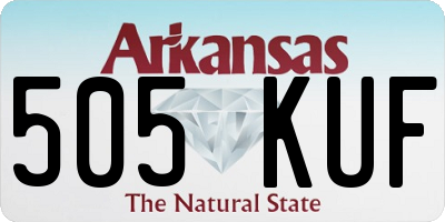 AR license plate 505KUF