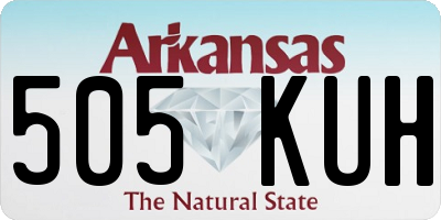 AR license plate 505KUH