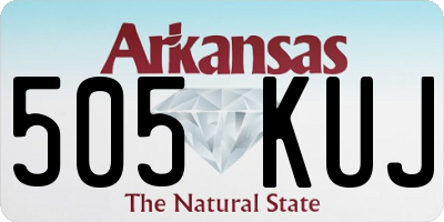 AR license plate 505KUJ