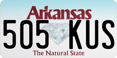 AR license plate 505KUS