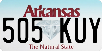AR license plate 505KUY