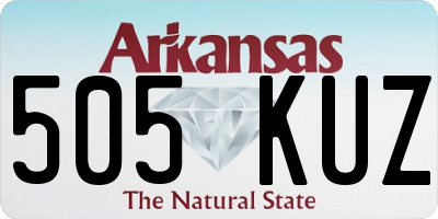 AR license plate 505KUZ
