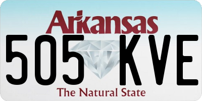 AR license plate 505KVE