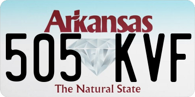 AR license plate 505KVF