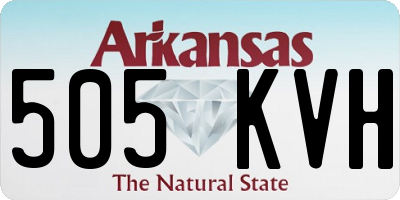 AR license plate 505KVH
